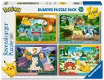 Pusle 4in1 Ravensburger Pok&eacute;mon Characters, 36 cm x 26 cm, 400 tk