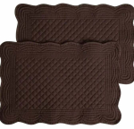 Lauamatt Homla Basic Vela 246232, 45 cm x 30 cm, 2 tk, Pruun v.