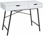 Kirjutuslaud sahtlitega Akord Furniture Factory Rax, 100 cm x 48 cm, 80.5 cm, valge v.