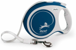 Automaatne jalutusrihm Flexi Comfort Plus 045916, sinine v./hall v., M