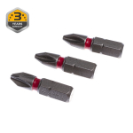 L&ouml;&ouml;kkruvikeeraja otsikud Forte Tools BT03I, PH2, 25 mm