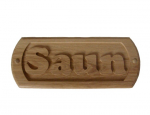 Saunakomplekt, puit, 30 x 12 cm, pruun