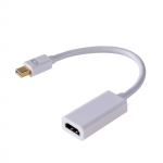 Adapter Akyga AK-AD-38 HDMI female, Mini display port male, 0.15 m, valge v.