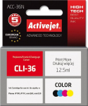 Tindiprinteri kassett ActiveJet Supreme ACC-36N, sinine v./punane v./kollane v., 12.5 ml