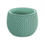 Lillepott DKSP180-623U, plastik, roheline v./helesinine v.