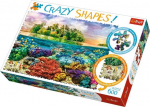 Pusle Trefl Crazy Shapes Tropical Island 11113T, 68 cm x 48 cm, 600 tk, mitmev&auml;rviline