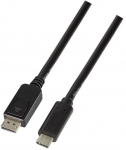 Juhe Logilink USB 3.2 Gen1x1 USB-C To DisplayPort 1.2 Connector USB-C, Displayport, 3 m, must v.