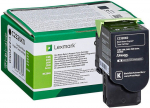 Toonerikassett Lexmark C2320K0, must v.