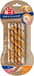 Koeramaius 8in1 Triple Flavour Twisticks, veiseliha/kanaliha/sealiha, 0.07 kg, 10 tk