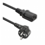 Kaabel Qoltec Schuko C13 50365, IEC C13, 1.8 m, must v.