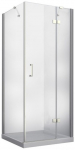 Du&scaron;ikabiin Besco Viva VKP-90-195-C, ruudukujuline, aluseta, 90 cm x 90 cm x 195 cm