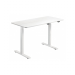 Kirjutuslaud reguleeritava k&otilde;rgusega Up Up Frigg W-ED22-80S, 120 cm x 60 cm, 71 - 119 cm, valge v.