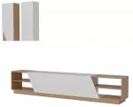 Elutoa m&ouml;&ouml;blikomplekt Kalune Design Zebra, sise, pruun v./valge v.