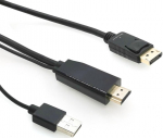 Juhe MicroConnect HDMI to DisplayPort HDMI male, Displayport male, 3 m, must v.