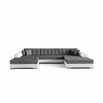 Nurgadiivan Vento Sawana 05, Soft 17, valge v./hall v., 165 x 355 cm x 80 cm