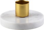 K&uuml;&uuml;nlahoidja Mondex Cedric Marble HTOP3394, metall/konglomeraat, &Oslash; 7.5 cm, 4 cm, kuldne/valge