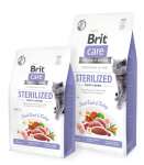 Kuiv kassitoit Brit Care Sterilised, linnuliha, 0.4 kg