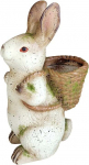 Aiakuju "J&auml;nku" Besk Bunny, 23 cm x 31 cm x 43 cm, hele pruun v.