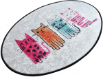Vaip Conceptum Hypnose Baby Cats 882CHL2176, mitmev&auml;rviline, 90 cm x 60 cm