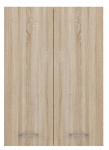 Seina vannitoakapp Pola Mini DD, tamm v./beež v., 30 cm x 64 cm x 90 cm