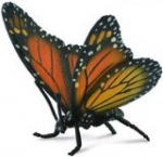 M&auml;ngukujuke Collecta Monarch Butterfly 88598, 5.5 cm, must v./oranž v.