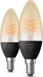 Lambipirn Philips Hue Hue H&otilde;&otilde;glamp, E14, 2100 &deg;K, E14, 4.5 W, 300 lm, 2 tk