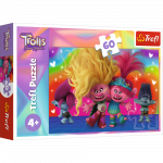 Pusle Trefl Trolls 17386T, 22 cm x 33 cm, 60 tk, mitmev&auml;rviline