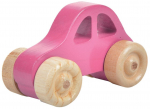 L&uuml;katav m&auml;nguasi Wood&Joy Mini Car, 5 cm, roosa