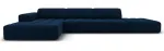 Nurgadiivan Micadoni Home Jennifer Velvet, s&uuml;gavsinine v., vasak, 341 x 166 cm x 70 cm