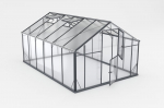Kasvuhoone Gampre Sanus Hybrid XL-12, karastatud klaas, 4.30 x 2.90 m, 6 mm