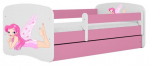 Lastevoodi Kocot Kids Babydreams Pink Fairy, roosa v., 70 x 140 cm, ilma voodipesukastita, madratsiga