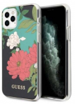 Telefoni &uuml;mbris Guess Flower Collection GUHCN65IMLFL01, Apple iPhone 11 Pro Max, must v./mitmev&auml;rviline