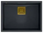 K&ouml;&ouml;givalamu Quadron David 50, graniit, 55 cm x 42 cm x 22.5 cm, kuldne v./must v.