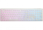 Juhtmega m&auml;nguklaviatuur Ducky One 3 Aura Cherry MX Red, EN, valge v.