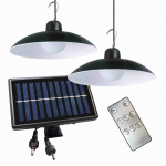 Seinapealne p&auml;ikesepaneeliga valgusti Milagro Saturn, 6W, IP44, must