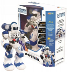 Raadio teel juhitav robot Xtrem Bots Patrol Bot, 15.24 cm, sinine v./valge v.