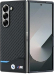 Telefoni &uuml;mbris BMW Carbon Blue Line, must v., Samsung
