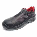 Kaitsejalatsid meeste Panda Safety Regent MF S1P, ilma s&auml;&auml;reosata, ilma soojenduseta, must v., 39 suurus