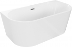 Vann, nurgaga Mexen Oval, 170 cm x 80 cm x 58 cm, valge