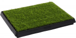 Tualett koertele Flamingo Pelou Grass 523452, 63 cm x 51 cm must v. / roheline v.
