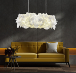 Valgusti rippuv Opviq Chandelier Serene, E27, valge v.