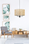 Valgusti rippuv Opviq Chandelier Bermud A8706-4, E27, pruun v.