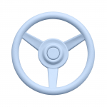 Juhtraud 4IQ, 30 cm x 30 cm x 8.1 cm, pastellsinine v.