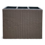 Lillepott Domoletti 53000011107, plastik, 79 cm x 29 cm, pruun v.