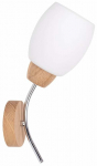 Valgusti seinale Spot-Light Parma, E27, 1 x 60 W, kroom v./tamm v.