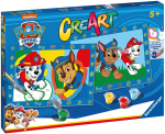 Maalimine numbrite j&auml;rgi Ravensburger CreArt Paw Patrol, mitmev&auml;rviline