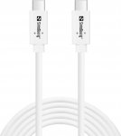 Kaabel Sandberg G2 136-54, USB-C male, 200 cm, valge v., 100 W