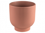 Lillepott Terra, keraamiline, 15.5 cm x 15.5 cm, pruun