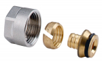 Kinnitus&uuml;hendus Ferro 67841612Y, 3/4", messing