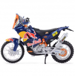 M&auml;ngumootorratas Bburago KTM 450 Rally Dakar #1 2013, 1:18, sinine v.